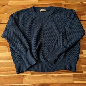 Elodie teal cropped sweater